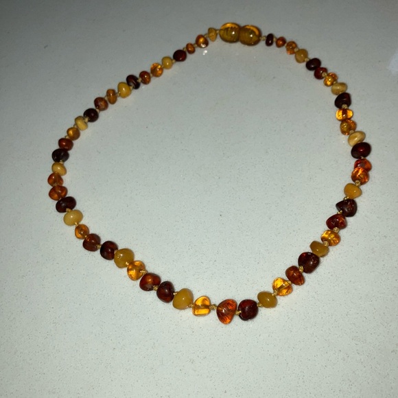Other - Amber Beaded babe toddler Necklace